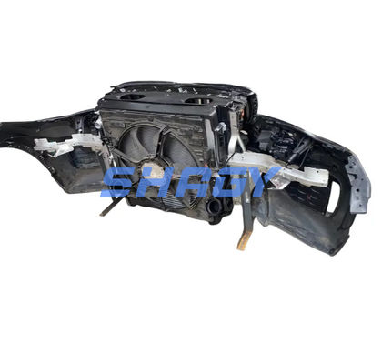 कार्बन फाइबर फ्रंट बंपर लिप चिन के लिए बीएमडब्ल्यू F16 X6 सेडान 2016-2020 नाक कट